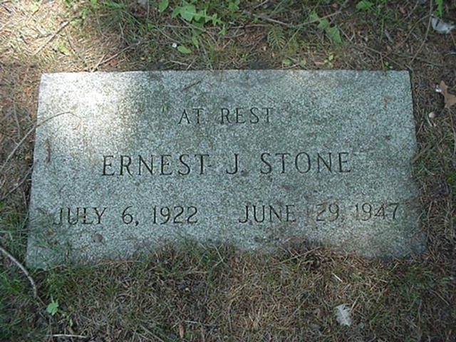 Ernest J Stone Marker